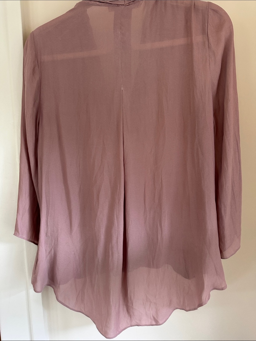 Forever 21 Dusty Mauve Twist-Front Blouse - Picture 4 of 5